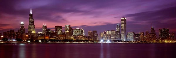 Downtown Skyline, Chicago, Illinois, USA