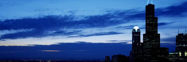 Buildings in a city, Sears Tower, Chicago, Cook County, Illinois, USA by Panoramic Images wall art