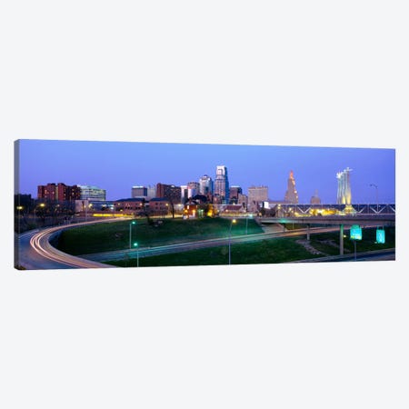 Buildings in a city, Kansas City, Missouri, USA Canvas Print #PIM1839} by Panoramic Images Canvas Wall Art