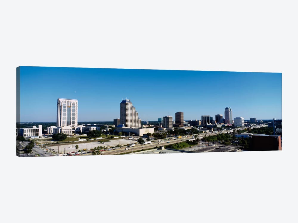 High angle view of buildings in a city, Orlando, Florida, USA by Panoramic Images 1-piece Art Print