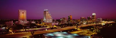 High angle view of buildings in a cityOrlando, Florida, USA by Panoramic Images canvas print