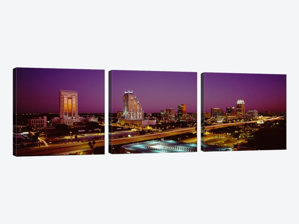 High angle view of buildings in a cityOrlando, Florida, USA by Panoramic Images 3-piece Canvas Art