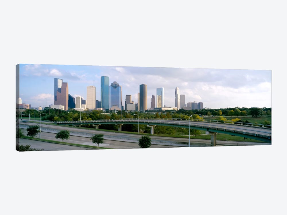 Skyscrapers in a cityHouston, Texas, USA by Panoramic Images 1-piece Art Print