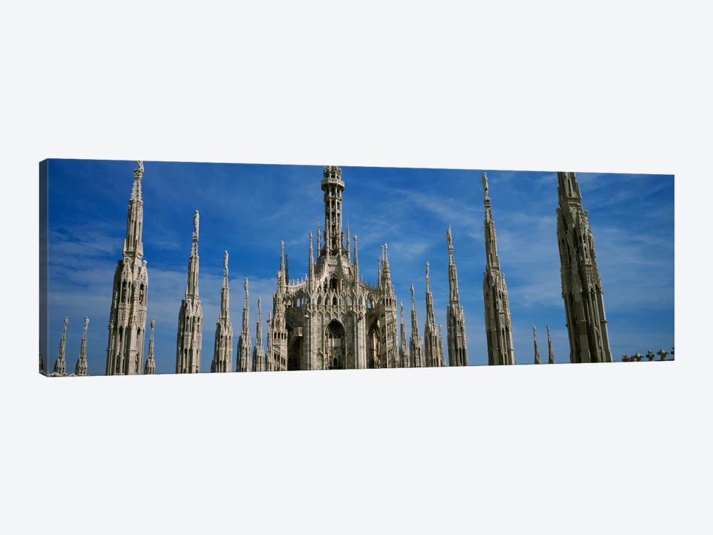 Facade of a cathedral, Piazza Del Duomo, Milan, Italy by Panoramic Images 1-piece Canvas Print