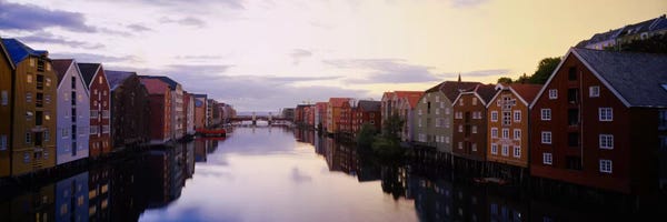 Norway: Riverfront Architecture, Trondheim, Sor-Trondelag, Norway by Panoramic Images