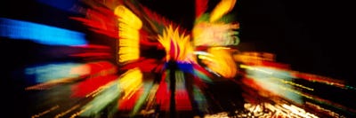 Neon sign lit up at nightLas Vegas, Nevada, USA by Panoramic Images canvas print