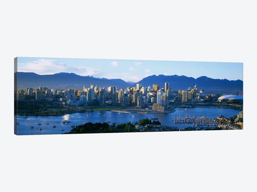Downtown Skyline, Vancouver, British Columbia, Canada 1-piece Canvas Art