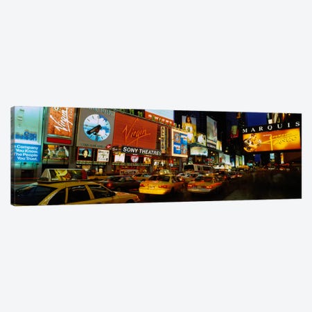 Times Square, Manhattan, NYC, New York City, New York State, USA Canvas Print #PIM1878} by Panoramic Images Canvas Wall Art
