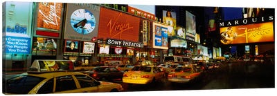 Times Square, Manhattan, NYC, New York City, New York State, USA Canvas Art Print - Times Square