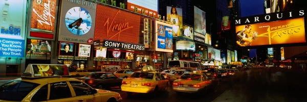 Times Square: Times Square, Manhattan, NYC, New York City, New York State, USA by Panoramic Images