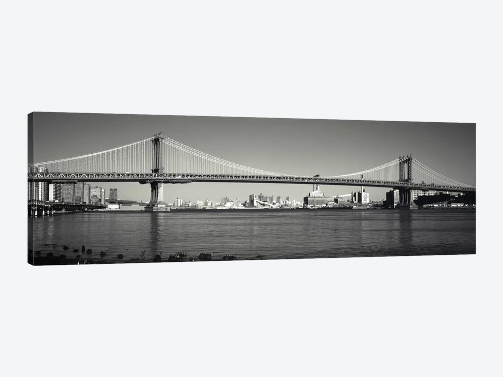 Manhattan Bridge across the East River, New York City, New York State, USA by Panoramic Images 1-piece Canvas Print