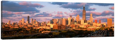 Cityscape, Day, Chicago, Illinois, USA Canvas Art Print - Chicago Skylines