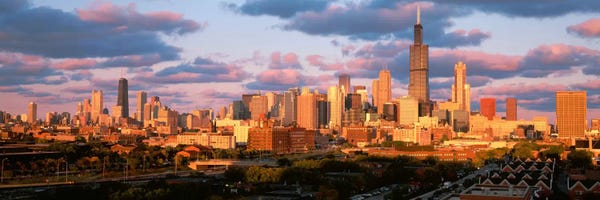 Chicago Skylines: Cityscape, Day, Chicago, Illinois, USA by Panoramic Images