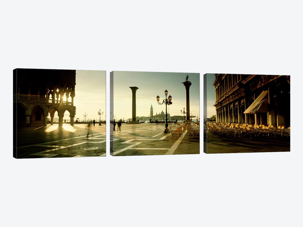 St. Mark's Square (Piazza San Marco), Venice, Italy by Panoramic Images 3-piece Canvas Print
