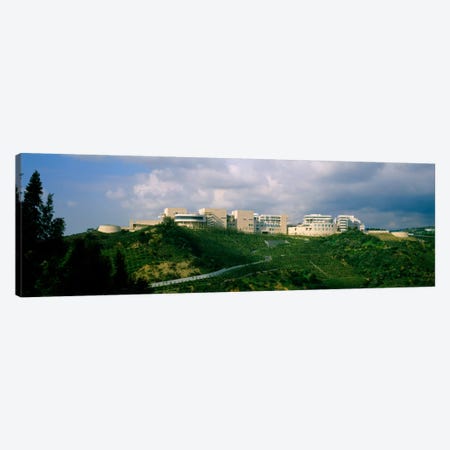 Low angle view of a museum on top of a hill, Getty Center, City of Los Angeles, California, USA Canvas Print #PIM1906} by Panoramic Images Canvas Print