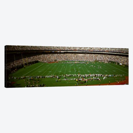 Spectator watching a football match, Veterans Stadium, Philadelphia, Pennsylvania, USA #3 Canvas Print #PIM1910} by Panoramic Images Canvas Print