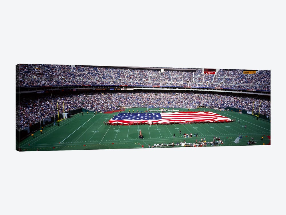 Spectator watching a football match, Veterans Stadium, Philadelphia, Pennsylvania, USA #4 by Panoramic Images 1-piece Canvas Wall Art