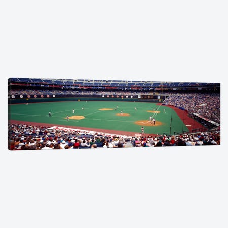 Spectator watching a baseball match, Veterans Stadium, Philadelphia, Pennsylvania, USA Canvas Print #PIM1912} by Panoramic Images Art Print