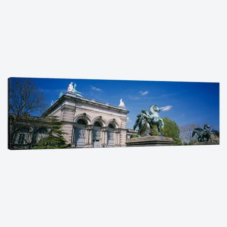 Low angle view of a statue in front of a building, Memorial Hall, Philadelphia, Pennsylvania, USA Canvas Print #PIM1913} by Panoramic Images Canvas Print