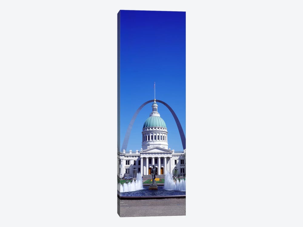 Old Courthouse & St Louis Arch St Louis MO USA by Panoramic Images 1-piece Canvas Artwork