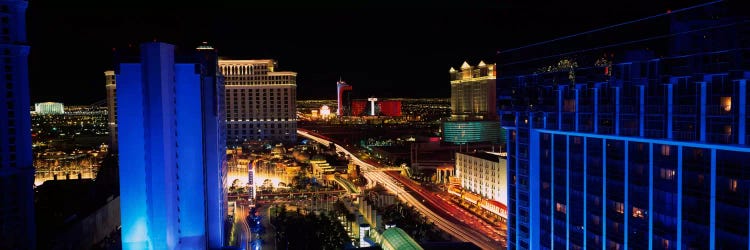Buildings Lit Up At Night, Las Vegas, Nevada, USA by Panoramic Images wall art