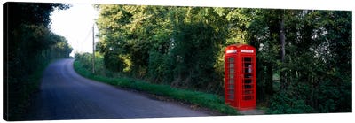 Phone Booth, Worcestershire, England, United Kingdom Canvas Art Print - England Art