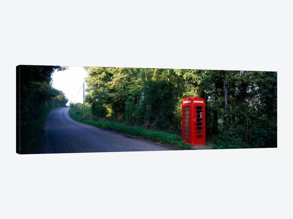 Phone Booth, Worcestershire, England, United Kingdom by Panoramic Images 1-piece Canvas Art Print