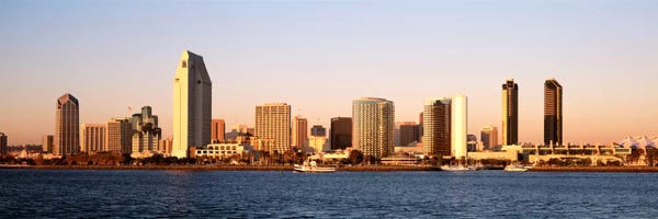 San Diego: Buildings in a city, San Diego, California, USA by Panoramic Images