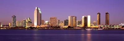 Skyscrapers in a citySan Diego, San Diego County, California, USA by Panoramic Images canvas print