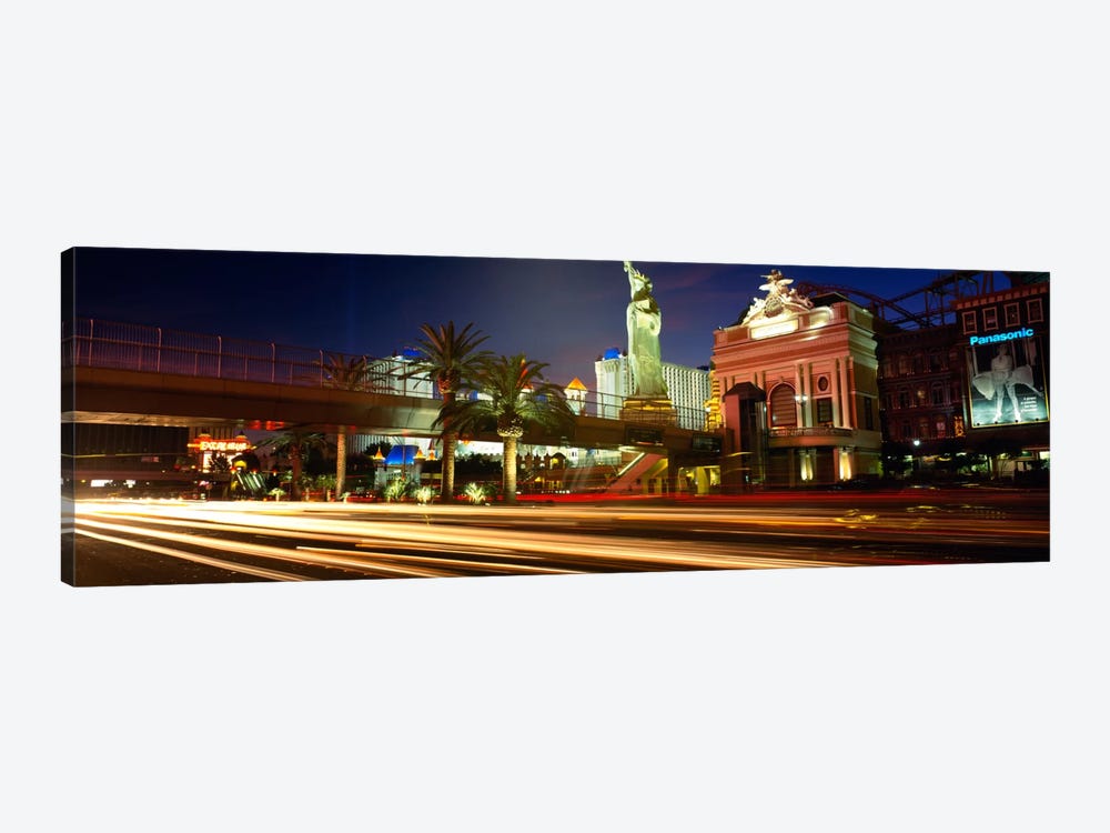 Traffic on a road, Las Vegas, Nevada, USA by Panoramic Images 1-piece Canvas Art Print