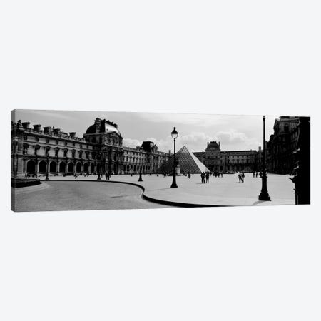 View Of The Courtyard, Musee du Louvre, Paris, Ile-de-France, France Canvas Print #PIM1975} by Panoramic Images Canvas Wall Art