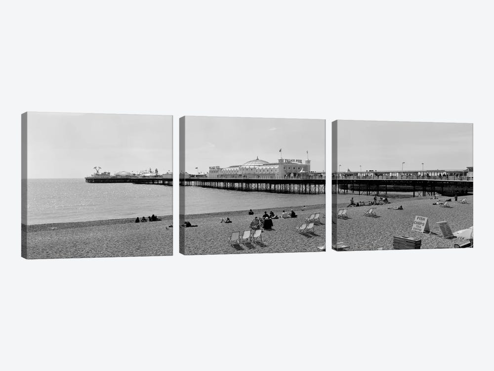 Brighton Palace Pier, Brighton, England, United Kingdom by Panoramic Images 3-piece Art Print