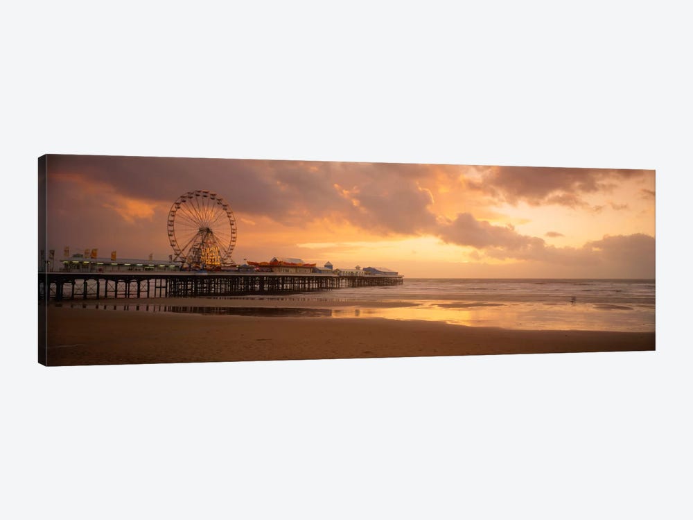 Central Pier, Blackpool, Lancashire, England, United Kingdom by Panoramic Images 1-piece Canvas Art Print