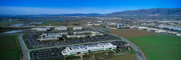 San Jose: Aerial View, Silicon Valley Business Campus, San Jose, California, USA by Panoramic Images
