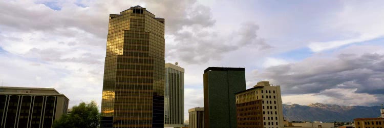 Buildings in a city with mountains in the background, Tucson, Arizona, USA by Panoramic Images wall art
