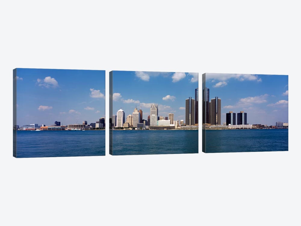 Detroit MI USA #2 by Panoramic Images 3-piece Canvas Art