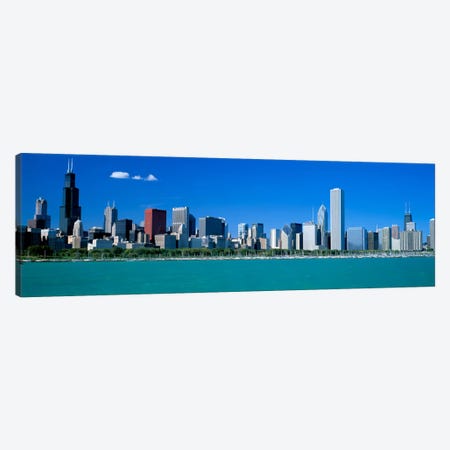 Skyline Chicago IL USA Canvas Print #PIM1999} by Panoramic Images Canvas Art Print