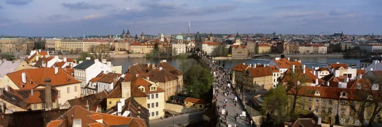 Charles Bridge Moldau River Prague Czech Republic by Panoramic Images wall art