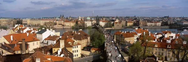 Czech Republic: Charles Bridge Moldau River Prague Czech Republic by Panoramic Images