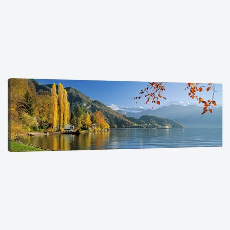 Vierwaldstattersee (Lake Lucerne), Vitznau, Lucerne, Switzerland Canvas Print #PIM2013} by Panoramic Images Canvas Wall Art