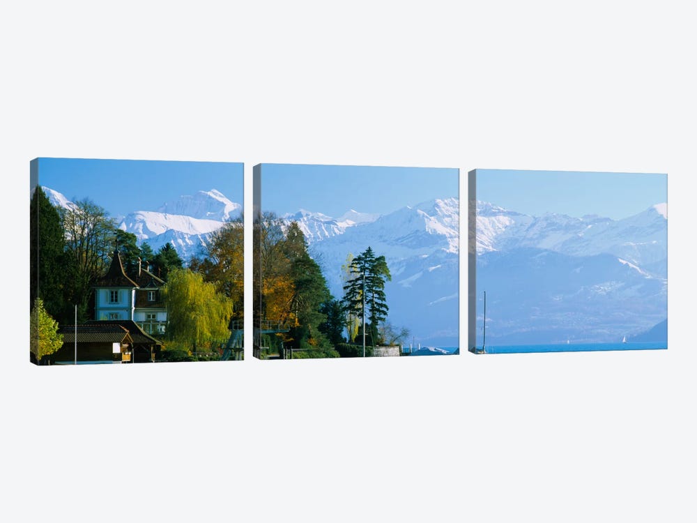 Mountain Landscape, Bern, Switzerland by Panoramic Images 3-piece Canvas Art