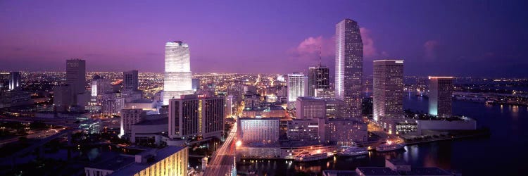 High Angle View Of A City, Miami, Florida, USA by Panoramic Images wall art