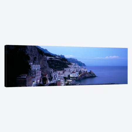 High-Angle View Of Amalfi, Amalfi Coast, Salerno, Campania, Italy Canvas Print #PIM2034} by Panoramic Images Art Print