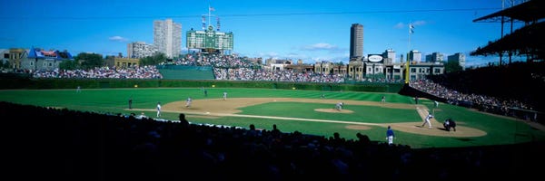 Chicago Cubs: Baseball match in progressWrigley Field, Chicago, Cook County, Illinois, USA by Panoramic Images