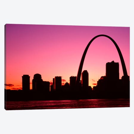 USA, Missouri, St Louis, Sunset Canvas Print #PIM2039} by Panoramic Images Canvas Wall Art