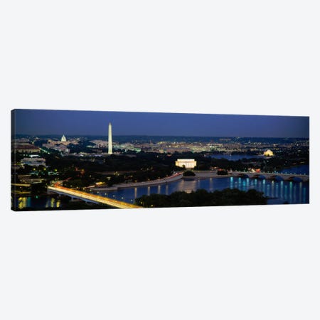 High angle view of a cityWashington DC, USA Canvas Print #PIM2040} by Panoramic Images Canvas Print