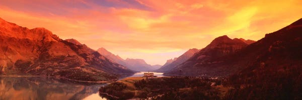 Mountain Sunrises & Sunsets: Waterton Lakes National ParkAlberta, Canada by Panoramic Images