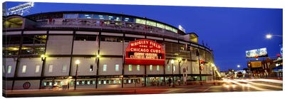 USA, Illinois, Chicago, Cubs, baseball #3 Canvas Art Print - Chicago Cubs