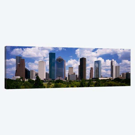 Buildings in a city, Houston, Texas, USA Canvas Print #PIM2059} by Panoramic Images Canvas Artwork
