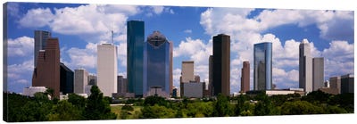 Buildings in a city, Houston, Texas, USA Canvas Art Print - Houston Art